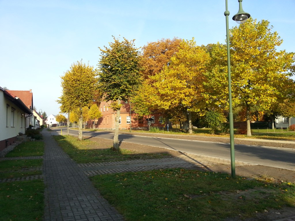 Dorfstrasse Wernikow 2015