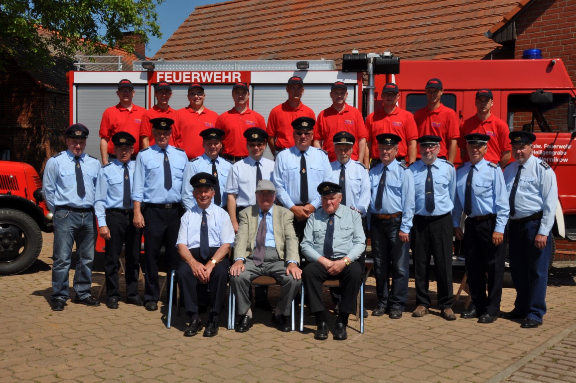 Gruppenbild Feuerwehr Wernikow 2013