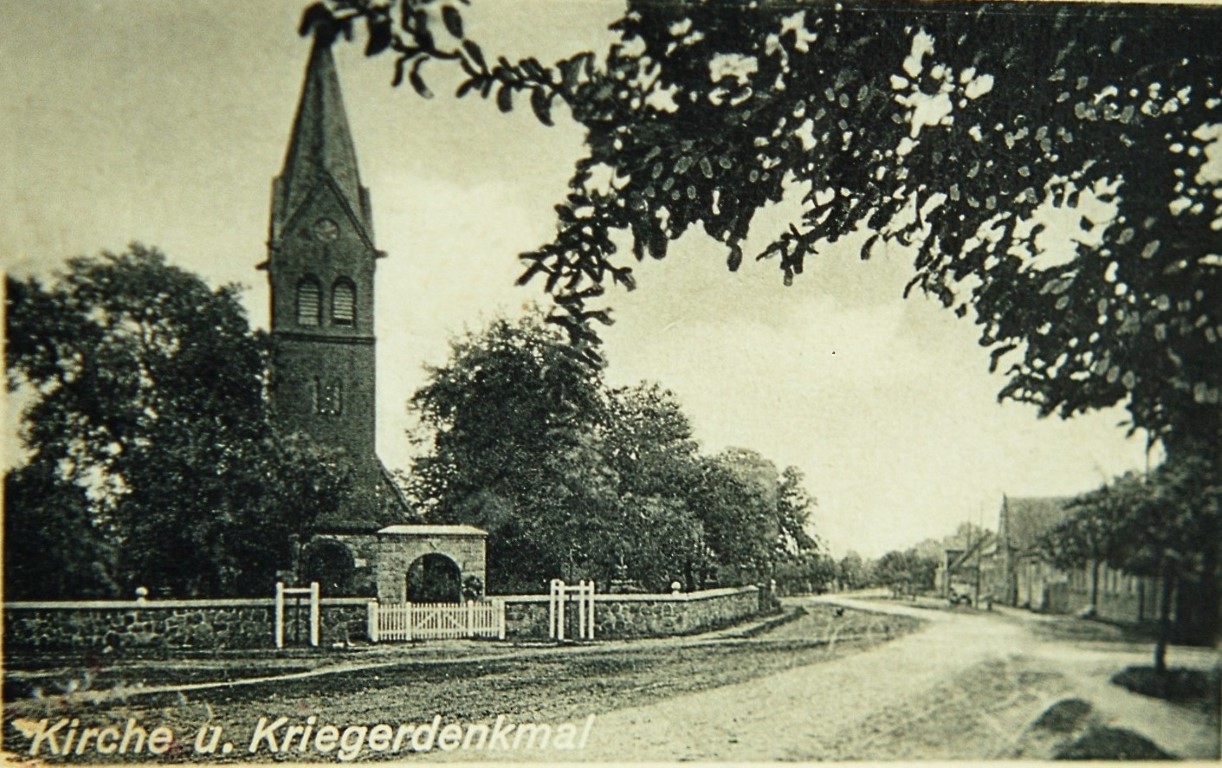 historische Aufnahme Kirche Wernikow